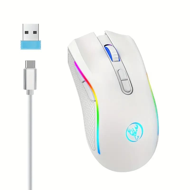 Silent Gaming Mouse with Luminous Design